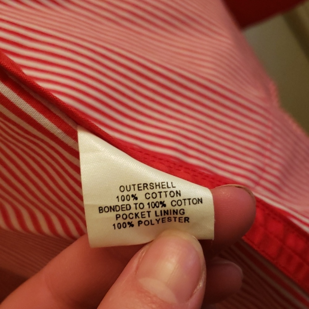 Talbots Red Fall/Spring Jacket Size Xl - image 6